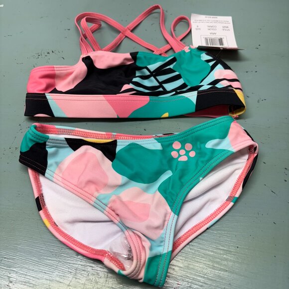 Girl's size 6 Kanu Surf 2 piece swimsuit bikini - Picture 1 of 3